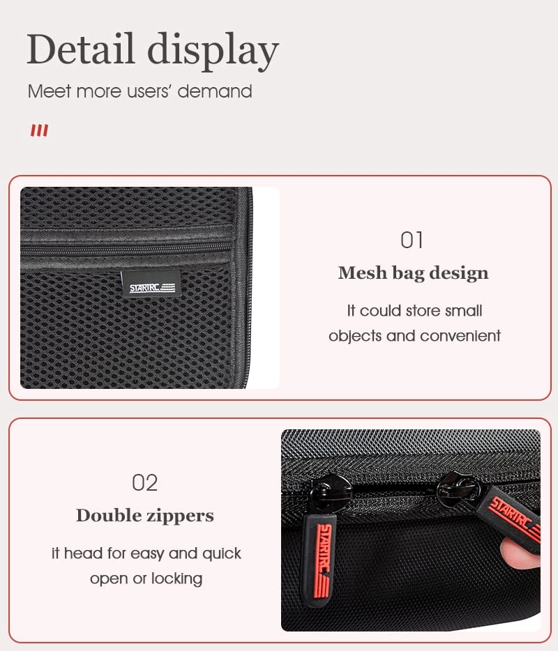 DJI OM 5 Case - 19.9 x 25 x 8 cm; 300 g Portable storage bag