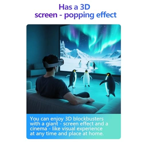 3D VR Glasses - 120° FOV Bluetooth Controller