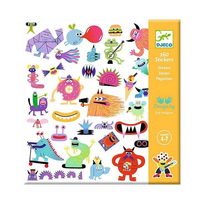 Monsters Sticker Book 160 pcs