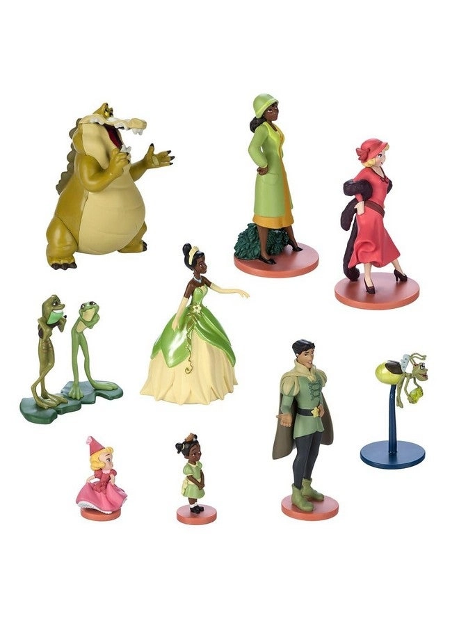 Tiana Deluxe Set - The Princess and The Frog Sculpted Figures 9 pcs