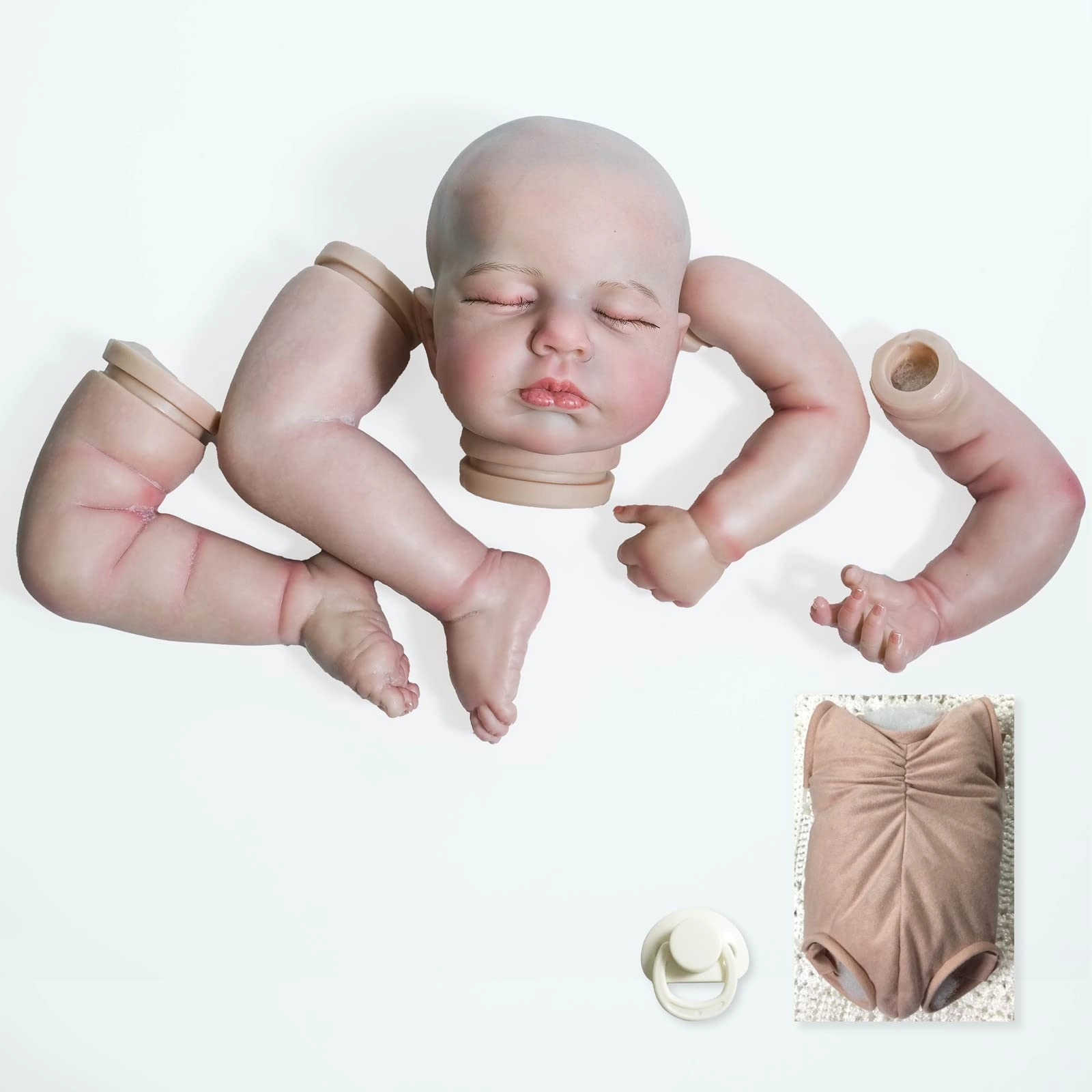 Enjoy with Love Loulou Reborn Doll - 19 Inches Ready Painted