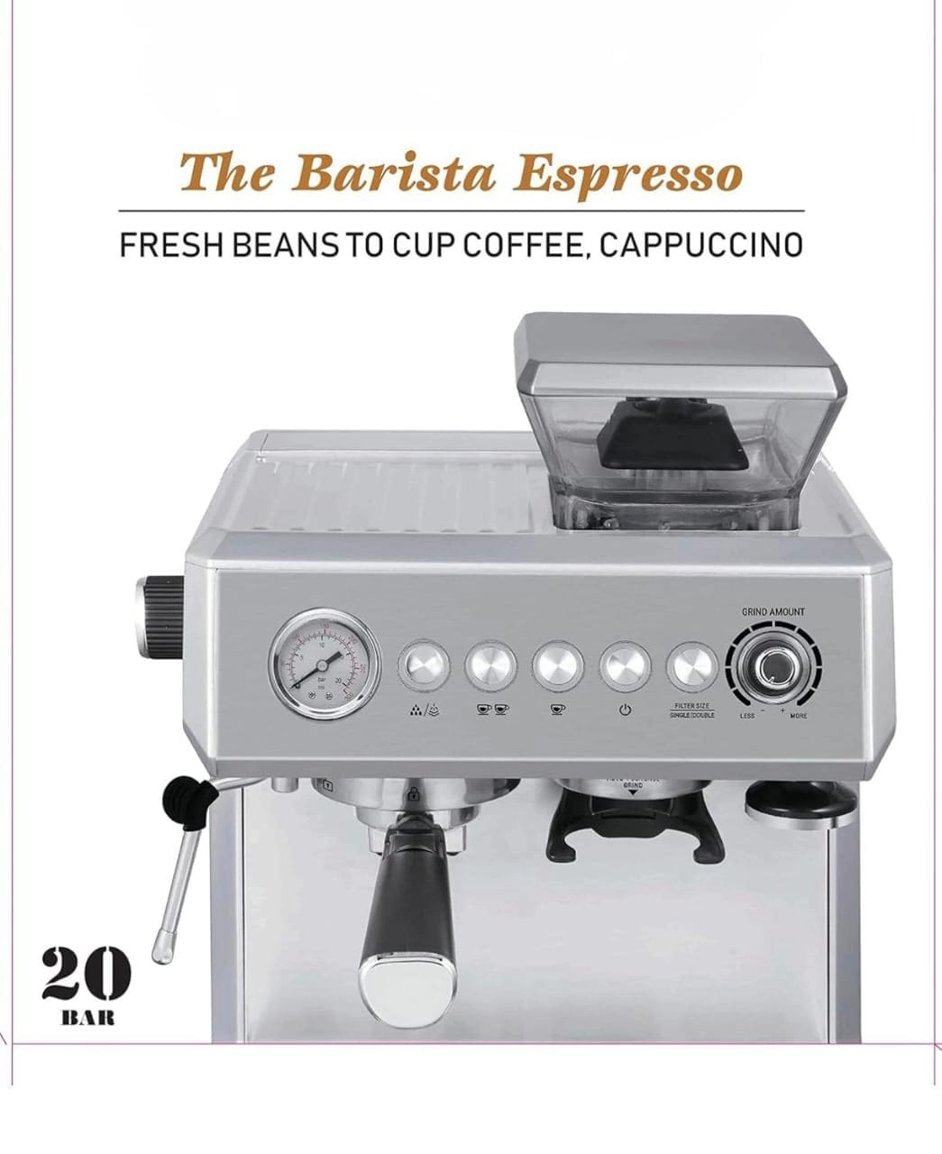 Mirno Barista - Removable Tank Steam Wand
