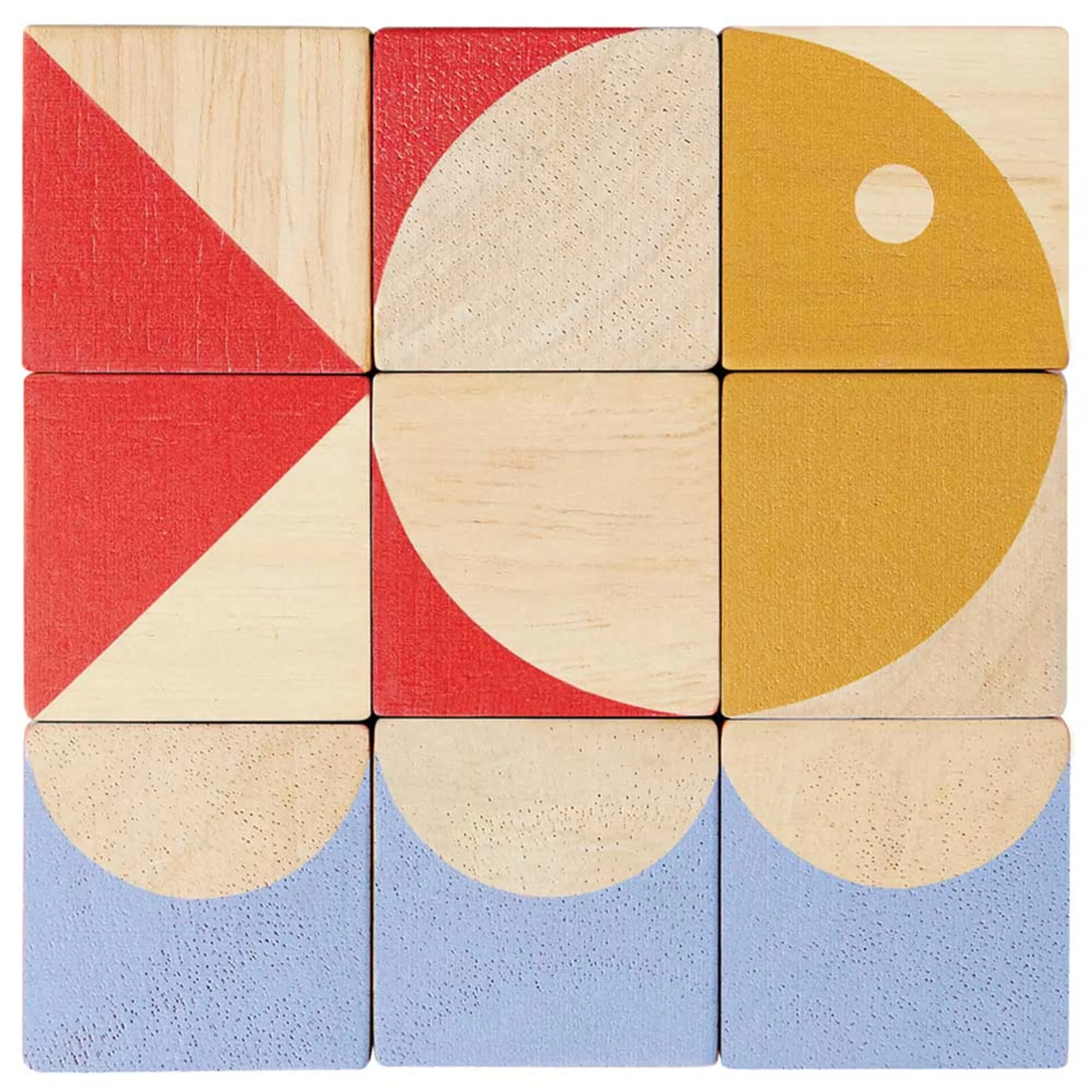 Geo Pattern Puzzle Cubes - 3 years and above