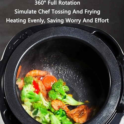 Food Processor - 12 Cooking Functions 1000W 3D 360° Rotating Heating