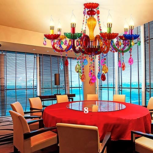 Color Crystal Chandelier