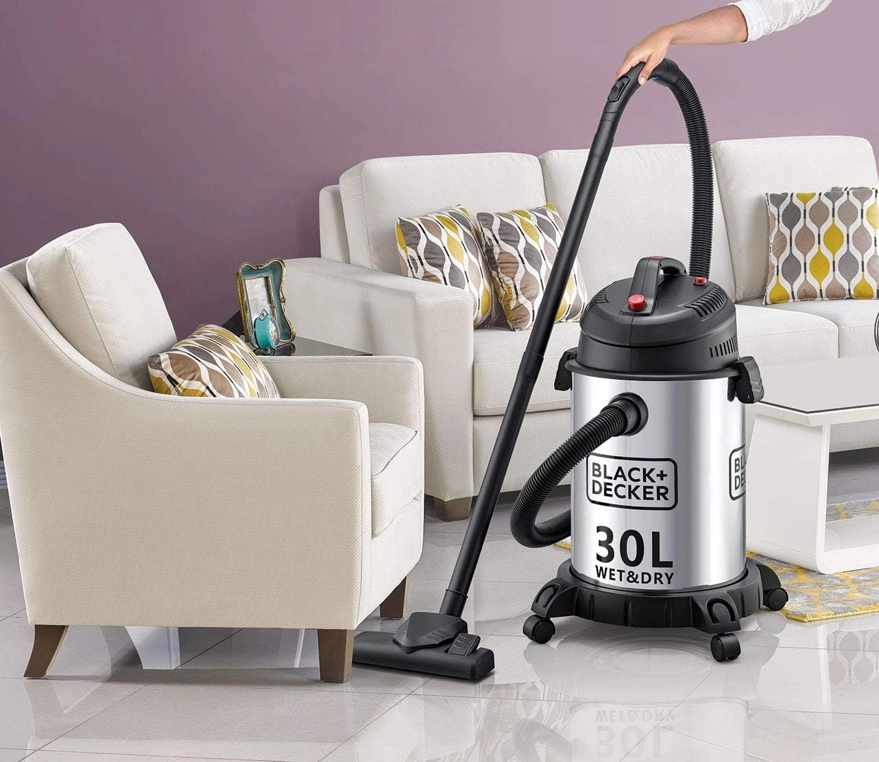 Wet & Dry Drum Vacuum Cleaner (WV1610-B5)