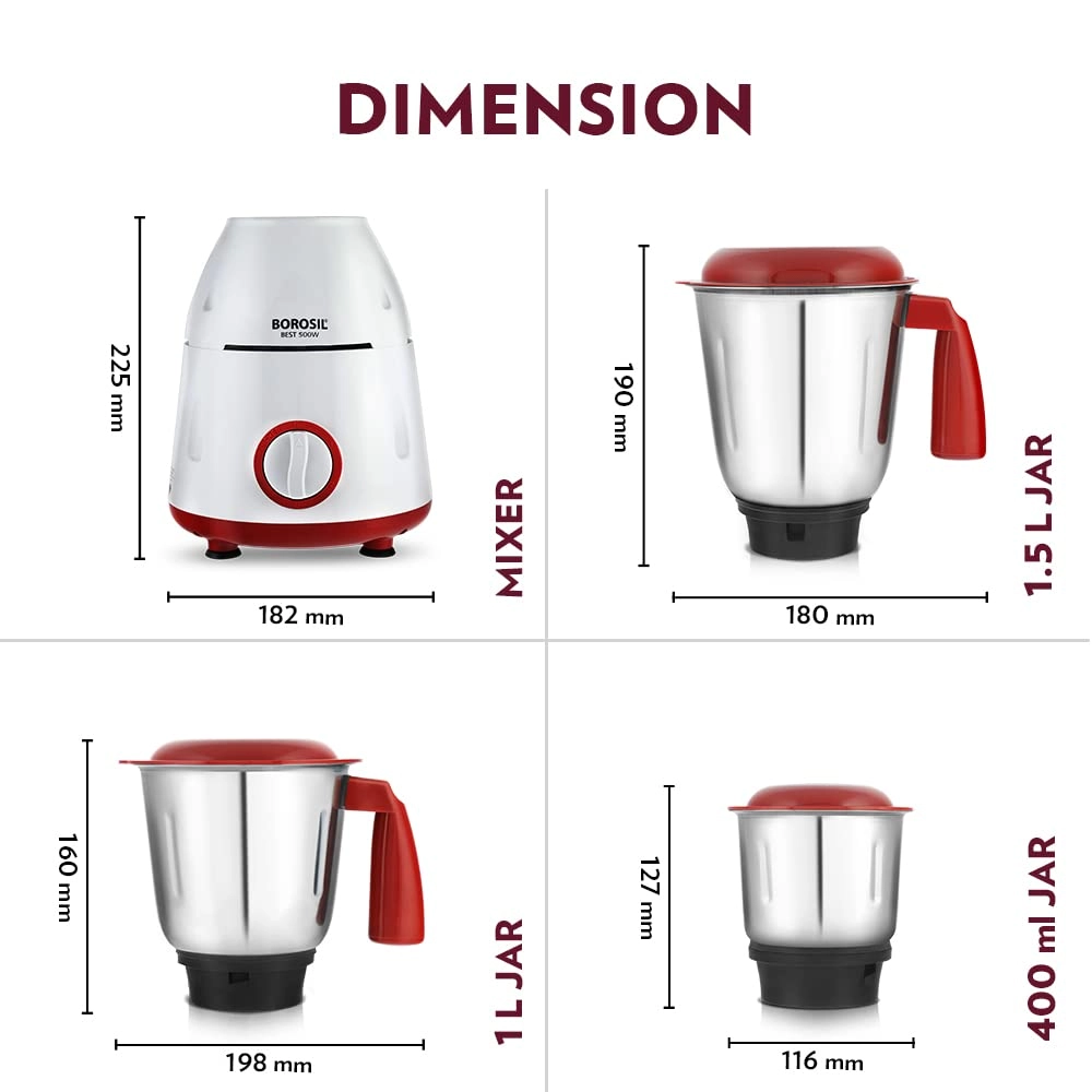 Best Mixer Grinder - 15 L 500 watt