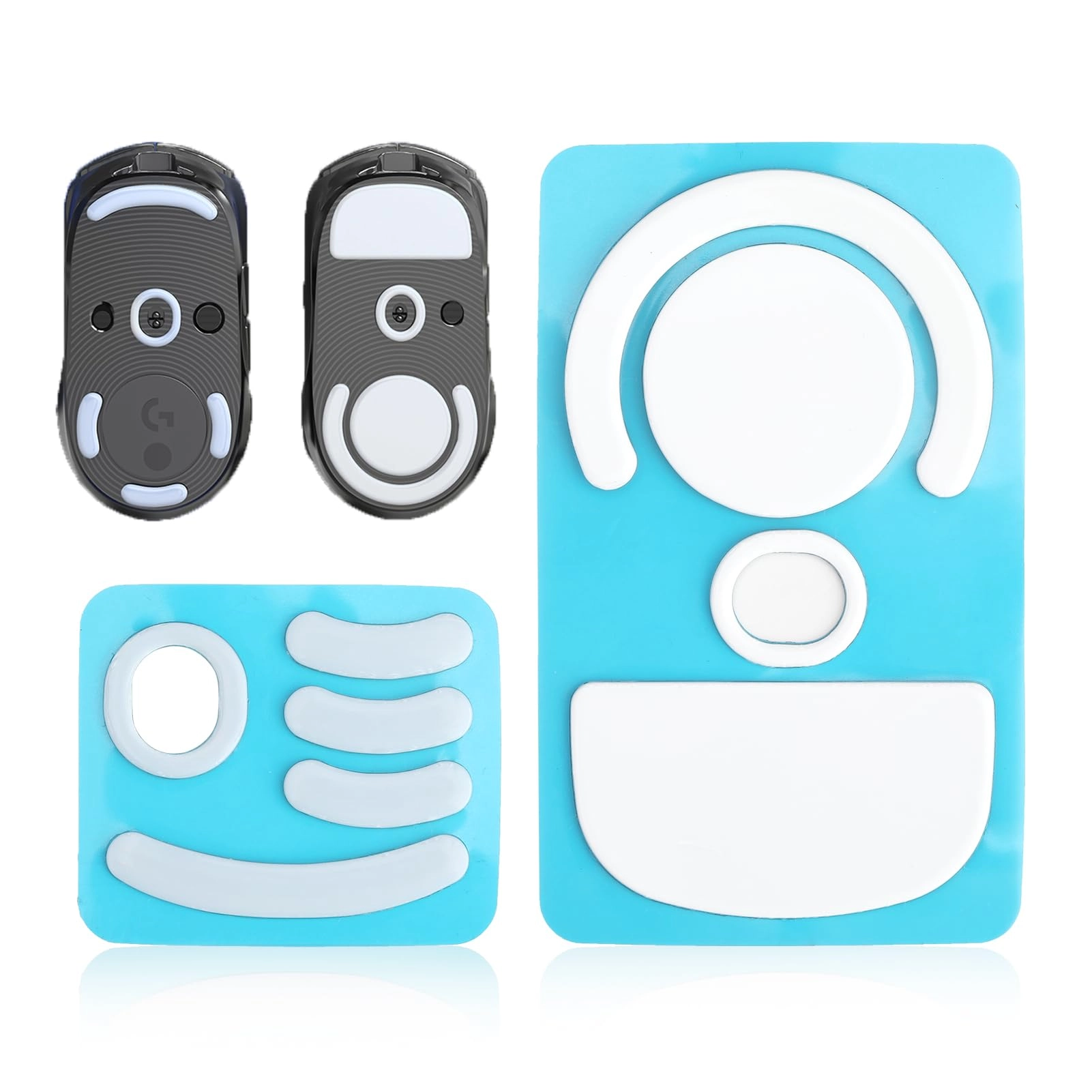 Pennle Mouse Feet Stickers - 2pcs ICE Version