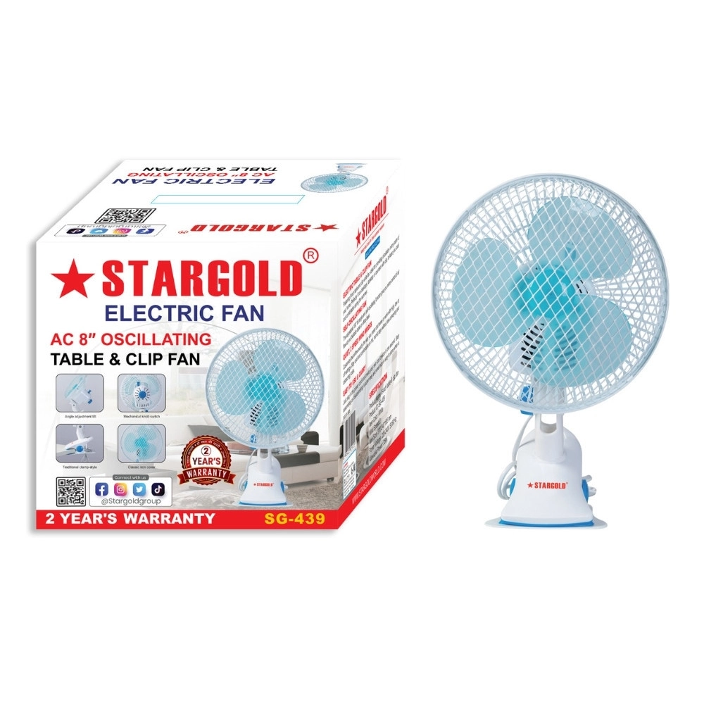 Rechargeable Clip Fan - Clip 8 Inch