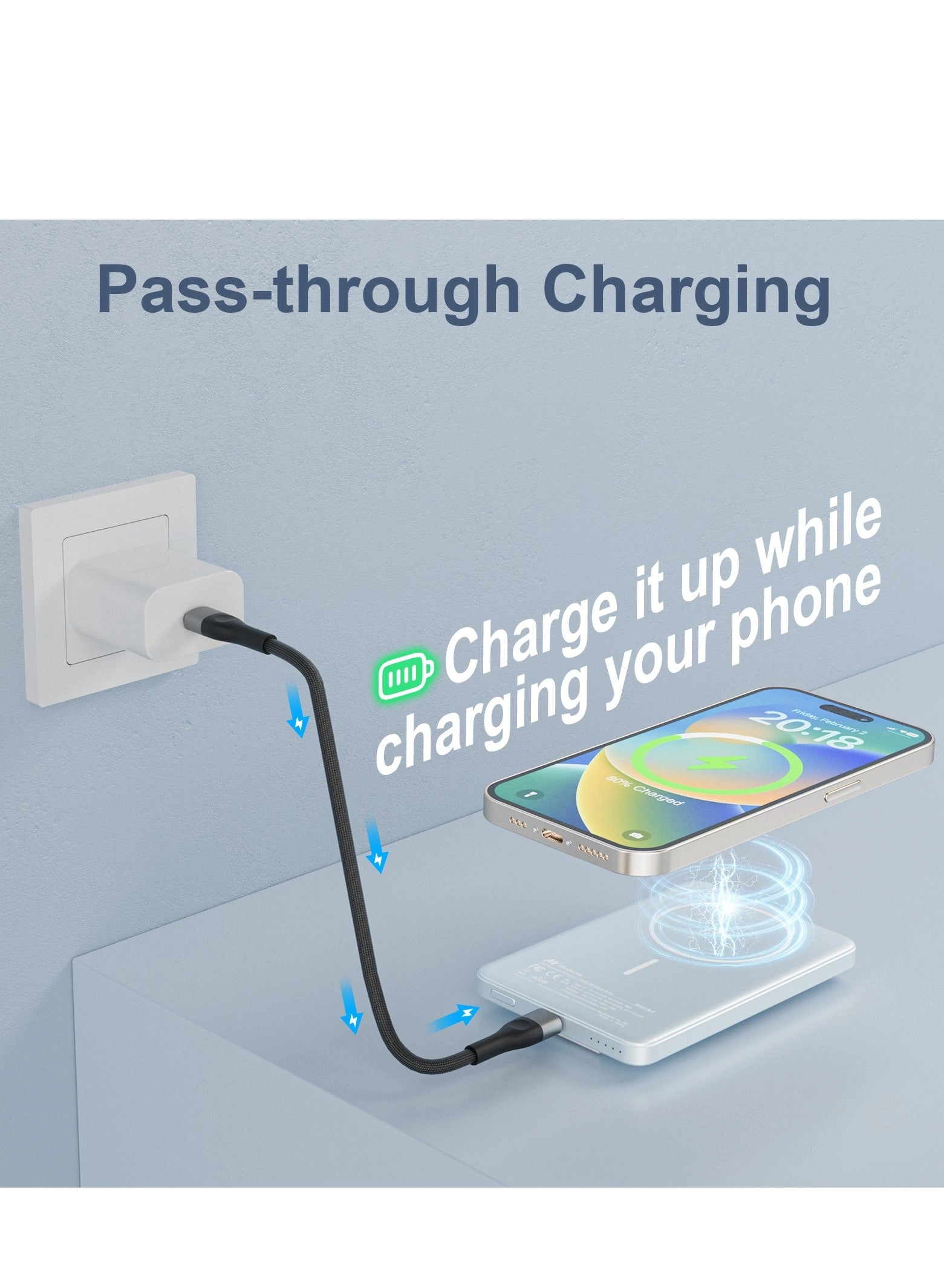 MZPB5KLBL - 5000mAh 22.5W Fast Charging