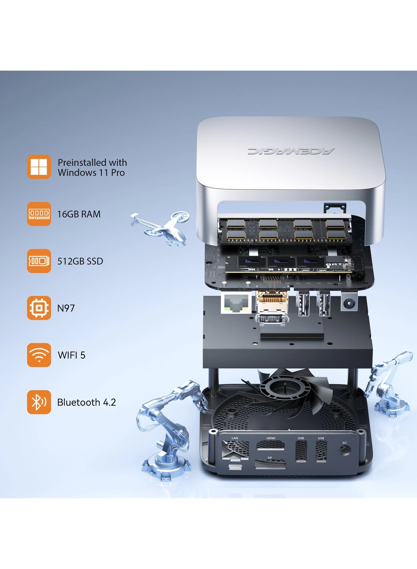 V1 - SSD 512GB 16GB Intel N97