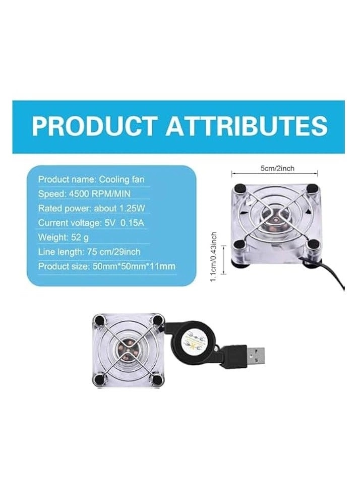 Mobile Phone Cooling Fan - Portable Gaming Universal 4 Suction Cups