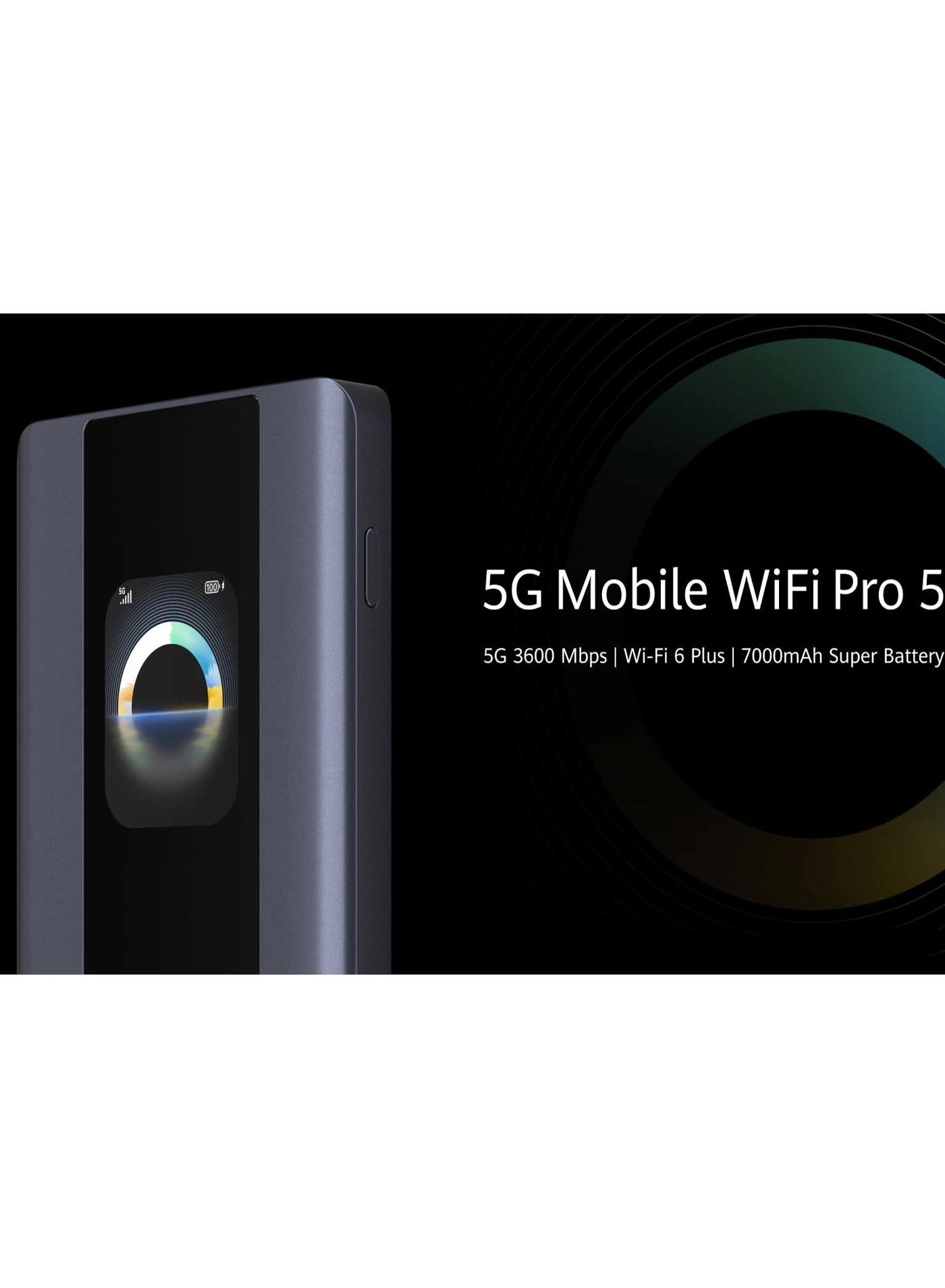 5G Mobile WiFi Pro 5 - Wi-Fi 6 Plus 3.6 Gbps