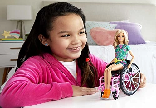 Barbie Fashionistas #165 - Long Blonde Hair Wheelchair Ages 3+