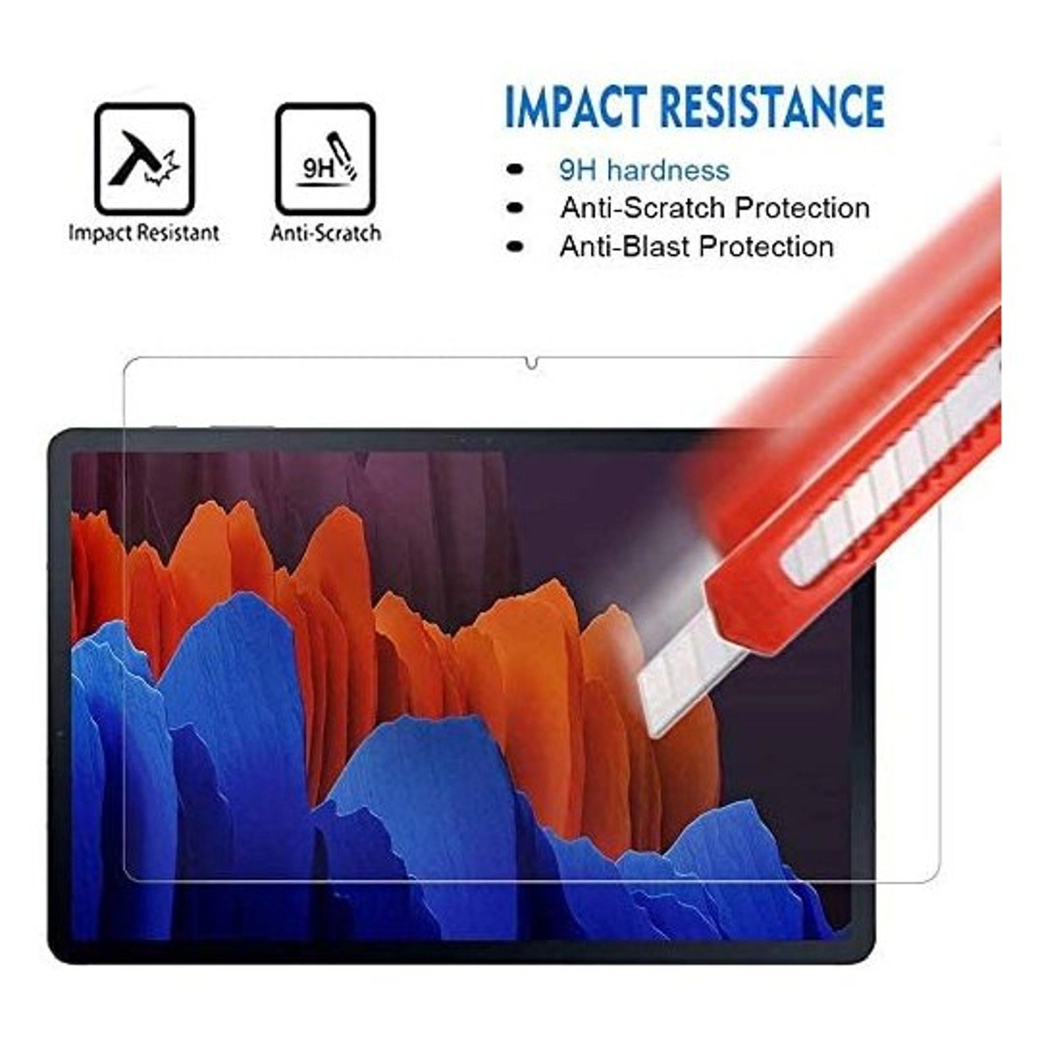 Folio Case with Screen Protector for Galaxy Tab S7