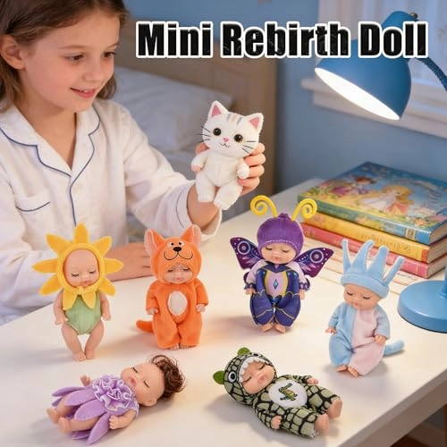 Reborn Mini Doll - 6 Pieces Forest Set