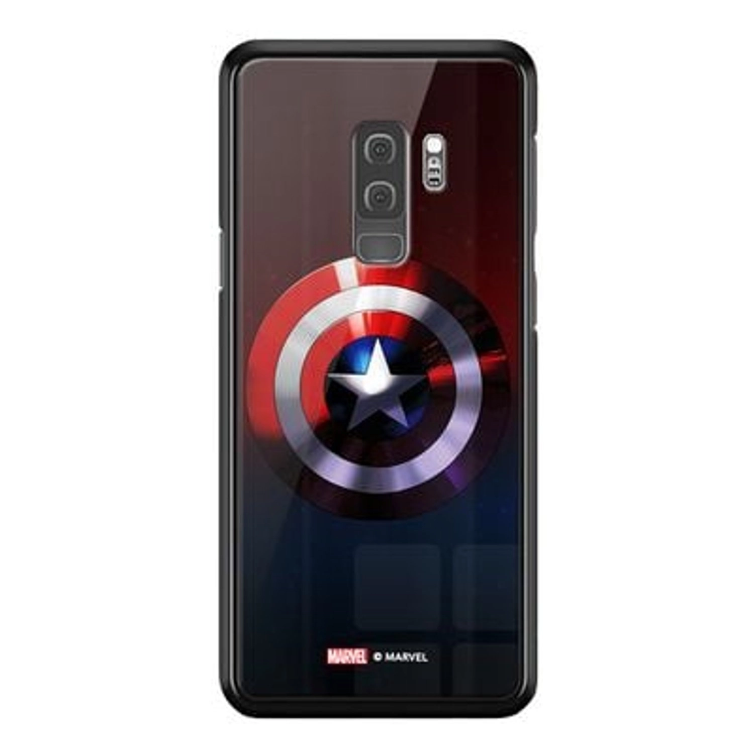 Wackylicious Captain America's Sheild potrait Back Case for Galaxy S9 Plus