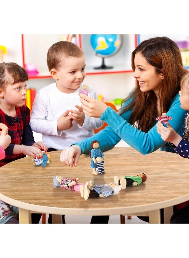 Bending Dolls - Dolls House Set 8 People