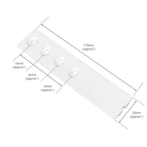 Integrated Fridge Sliding Door Bracket - pack of 2 Universal