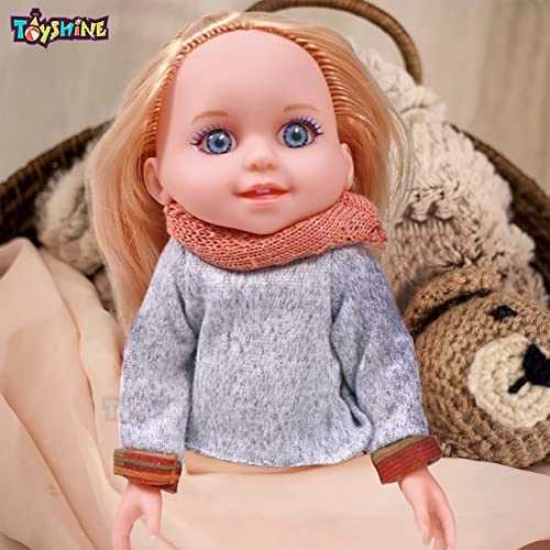 Niara Baby Doll - 12 Inches Vinyl Grey Sweater