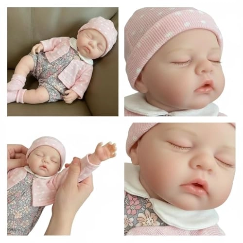 Reborn Baby Doll - 12 inch Vinyl Girl Ages 3+