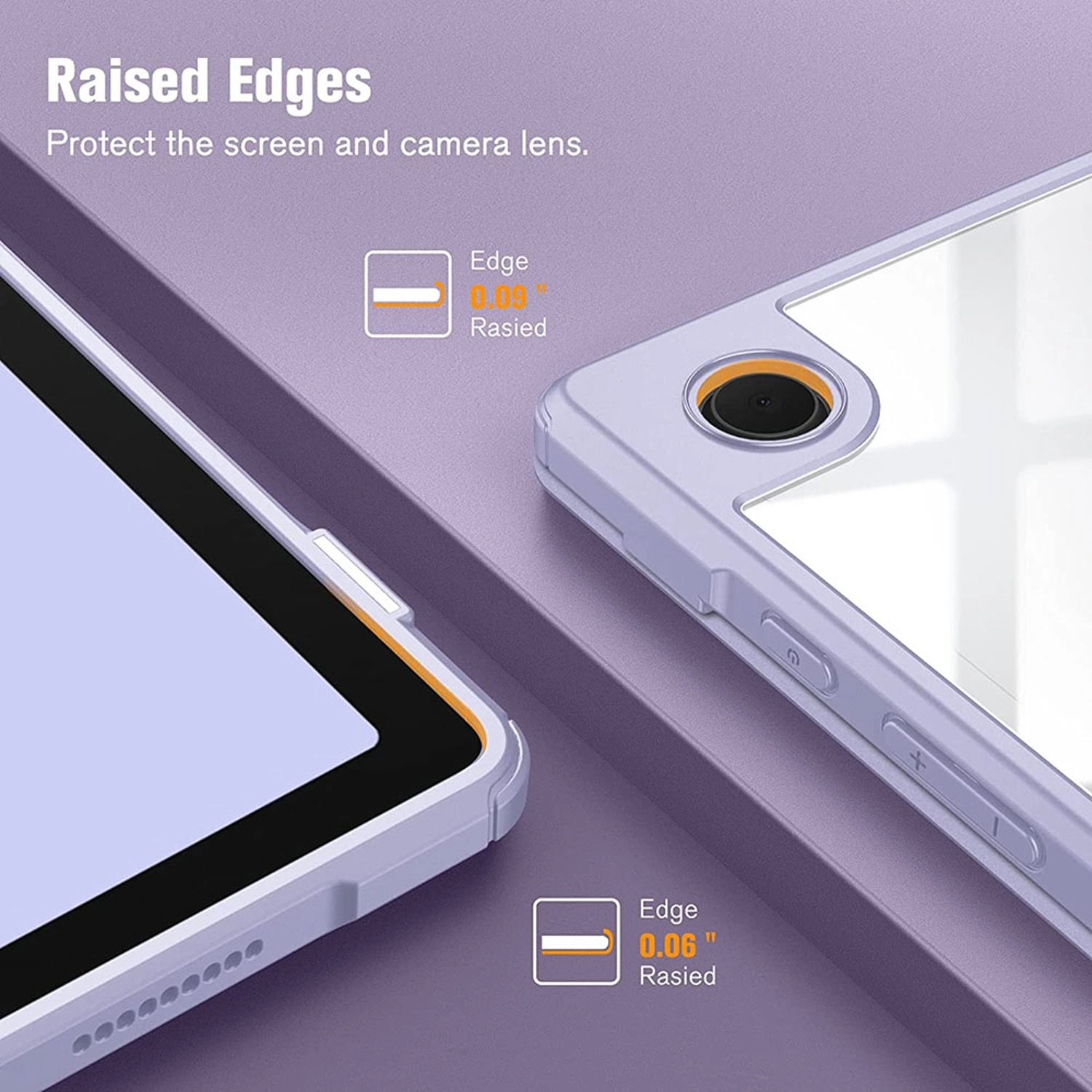 Magnetic Case with Screen Protector for Galaxy Tab A8 10.5-inch