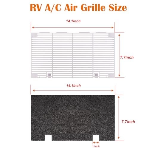 RV Air Conditioner Grille