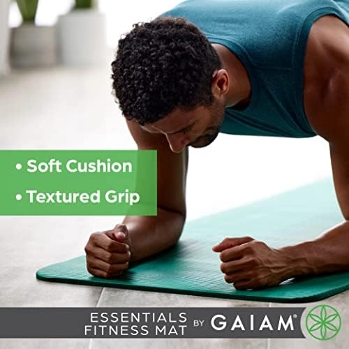 Essentials Thick Yoga Mat - NBR foam 2/5 Inch