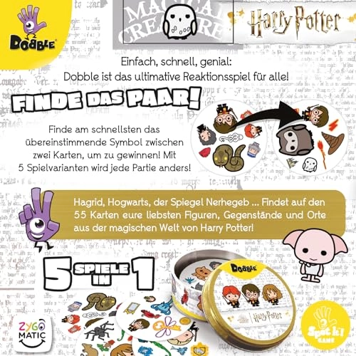 Dobble Harry Potter: Eco Sleeve - Card Game (German)