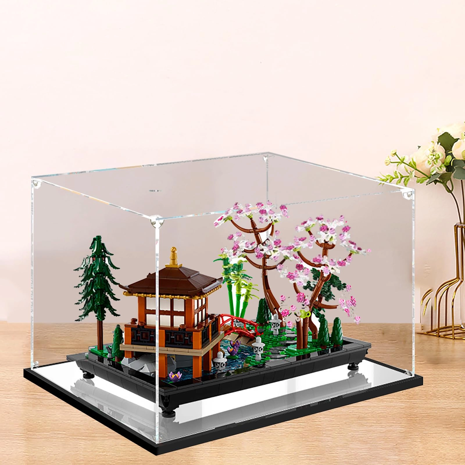 China Acrylic Display Case - for 10315 40 x 25 x 25 cm Mirror Thickened (3mm)