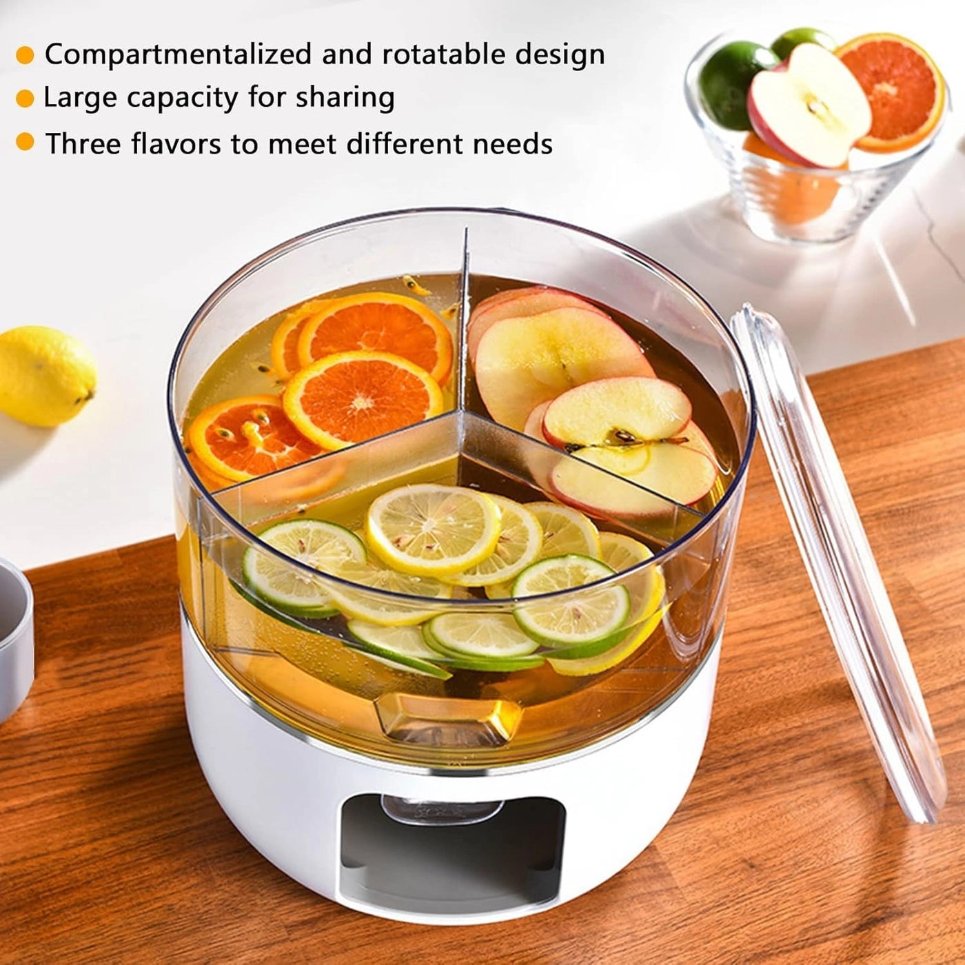 Slim Fridge Water Dispenser - 360 Rotatable with Tap
