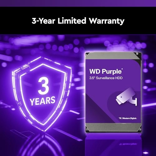 WD Purple 3.5" 5400rpm 64MB SATA (WD23PURZ-EC) - 2TB