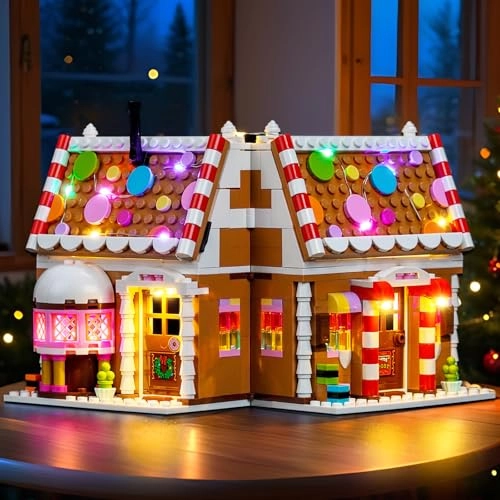 Light kit for LEGO Festive Gingerbread House 40809 - Plastic
