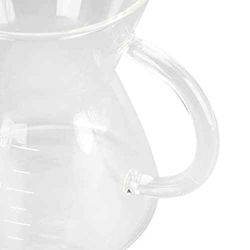 Coffee Teapot - High borosilicate glass + stainless steel 400 ml