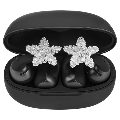 Snowflake Charm for Open-Ear Earbuds - Clip-On Detachable