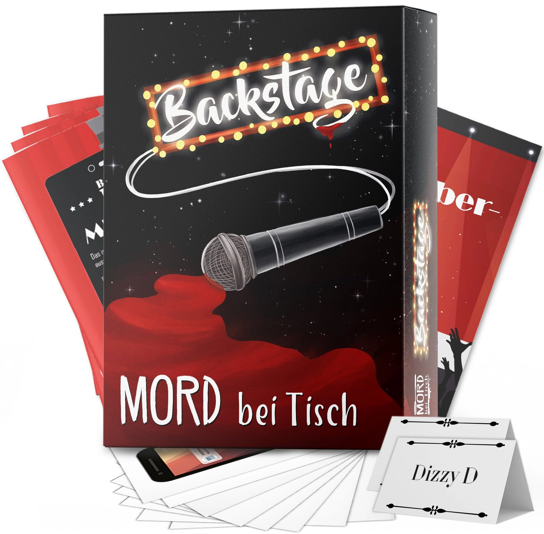 MORD bei Tisch Crime Dinner for Home: The Backstage Case