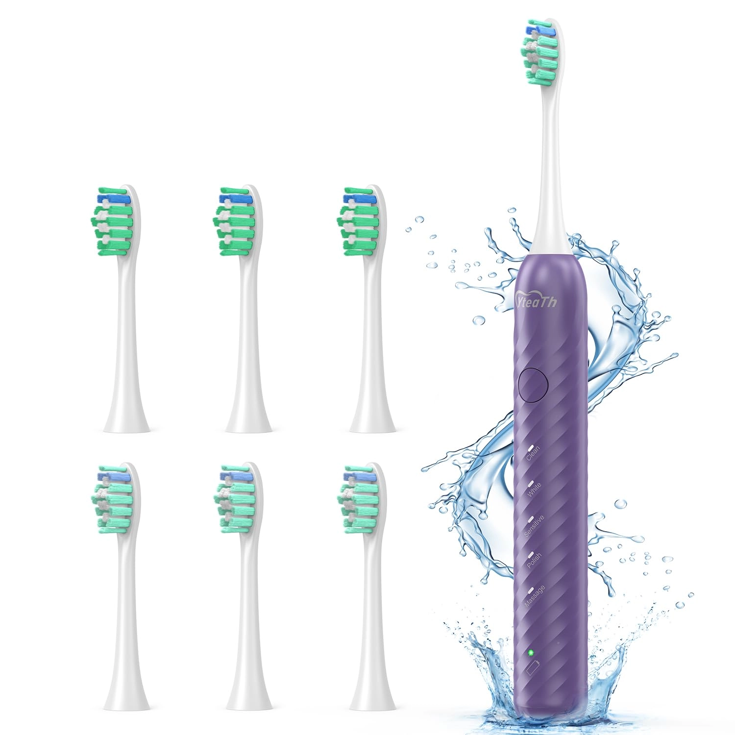 Dongguan Xingwei Intelligent Technology Co.,Ltd Y01 - 6 Heads 5 Modes Purple