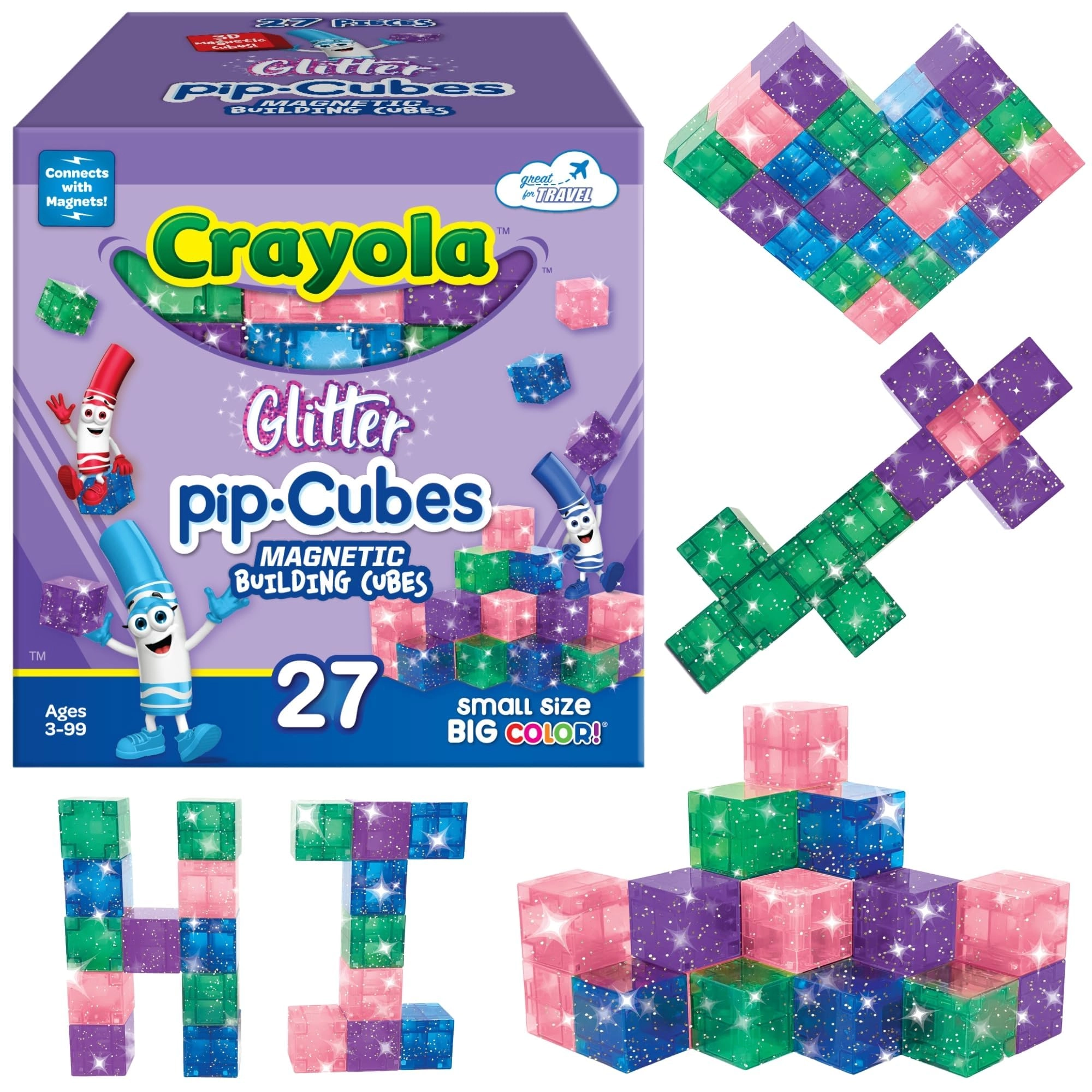 CreateOn PIP Cubes - 27 pieces STEM & Montessori - 3 years+
