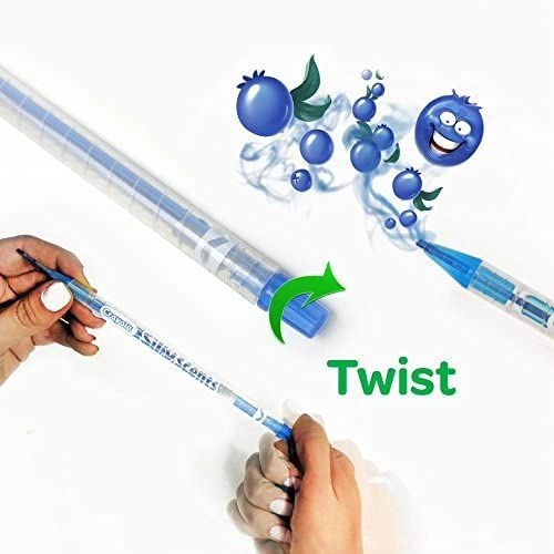 Silly Scents Twistables Colored Pencils - 12