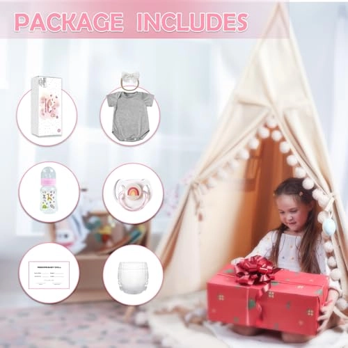 Reborn Baby Doll - 20 Inch Full Vinyl Baby Girl Ages 3+