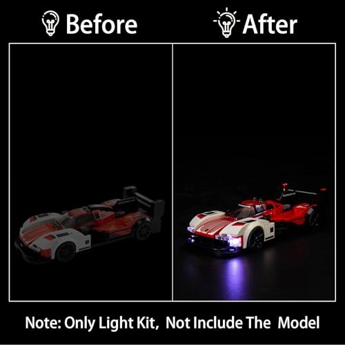 Lighting Kit for LEGO Porsche 963 76916