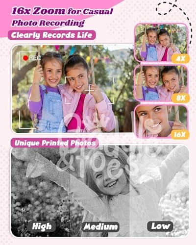 DC-C001 - 2.4 Inch Screen Instant Print Purple