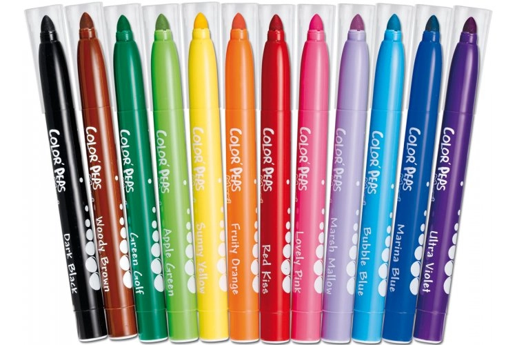 Color Peps Felttip Monster - 12 Colors