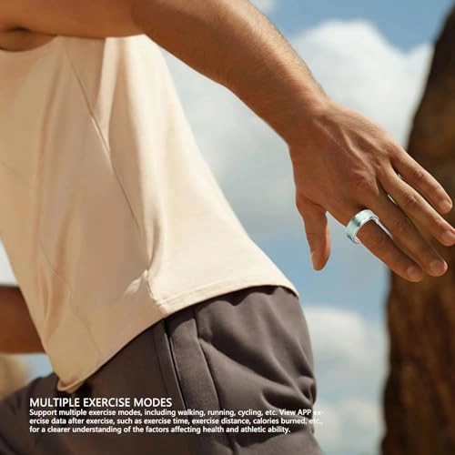 Smart Ring Health Tracker - IPX8 Waterproof 20mah Approx. 7 Days