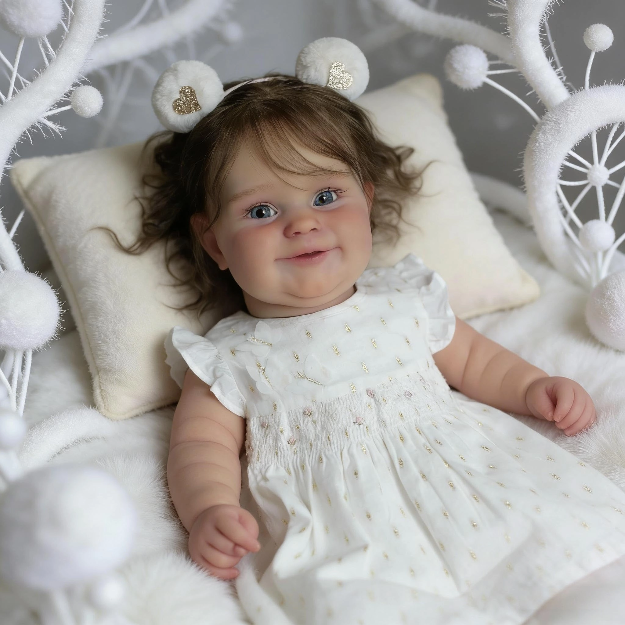 Maddie Reborn Baby Doll - 20 Inch Full body vinyl girl Ages 3+