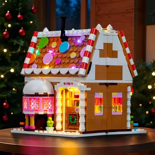 LED Light Set - Compatible with 40809 Festive Gingerbread House Battery Powered
