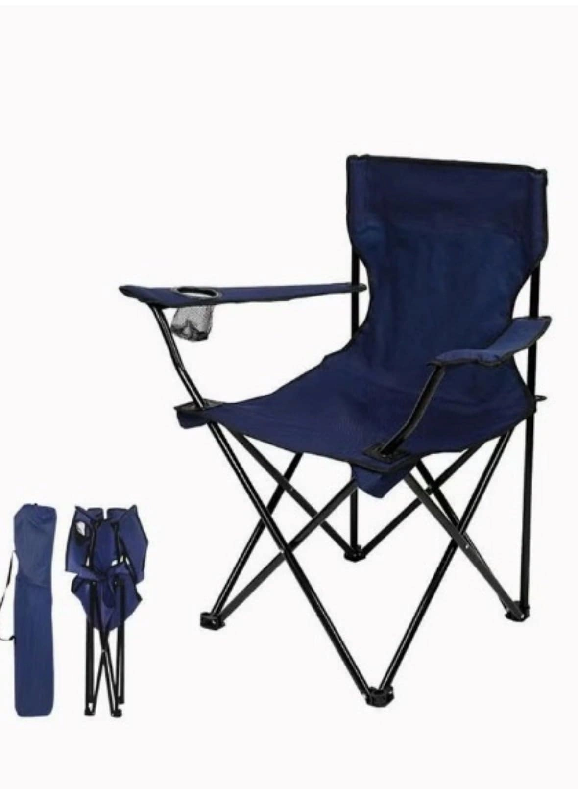 Mumzar Portable Comfort Folding Camping Chair - 150kg