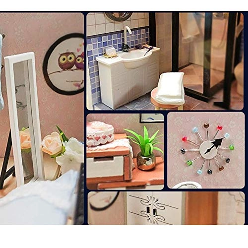 Dollhouse Miniature DIY House Kit - 1:24 Scale