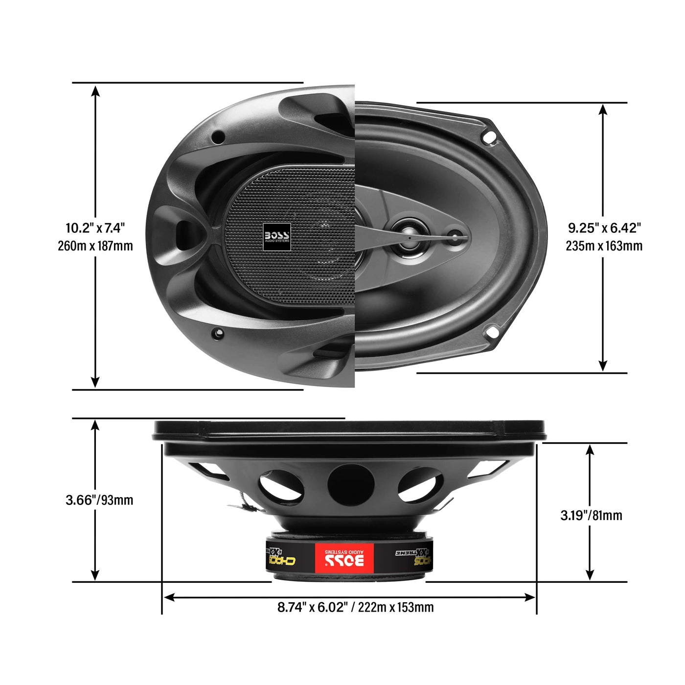 CH6940 - 6x9 Inch 4 Way