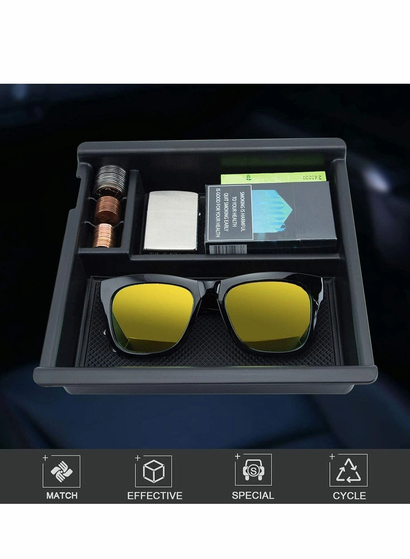 Center Console Accessory Organizer - Toyota Tacoma 2016 2017 2018 2019 2020 2021 2022